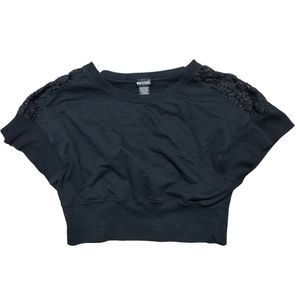 Wetseal Black Crop Top